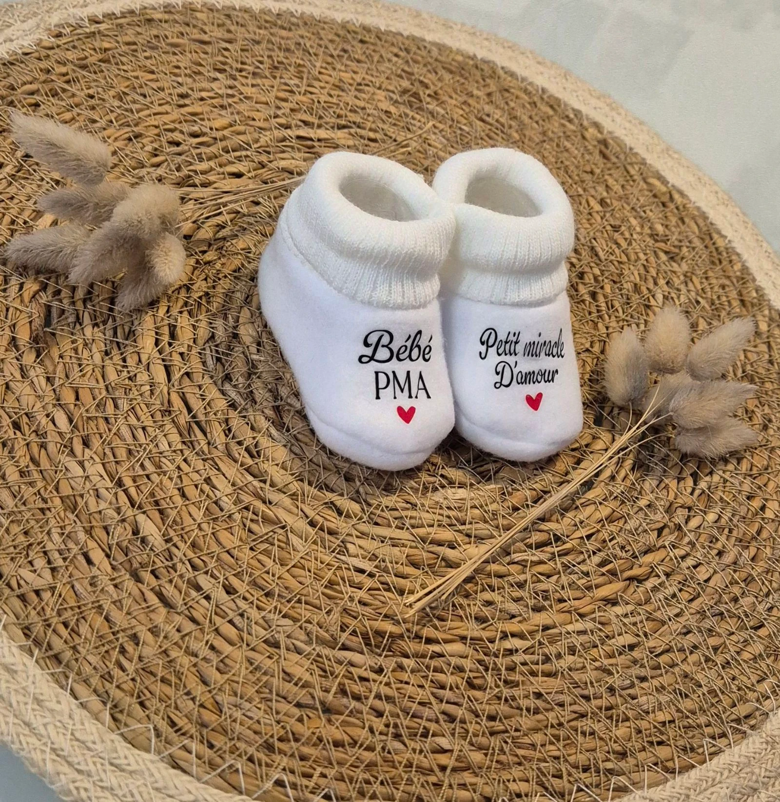Personalized small newborn shoe – photo 2